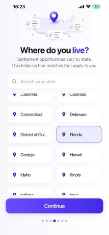 Settlely: Settlement Finder Screenshot 2 of 10