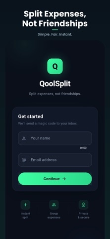 QoolSplit screenshot