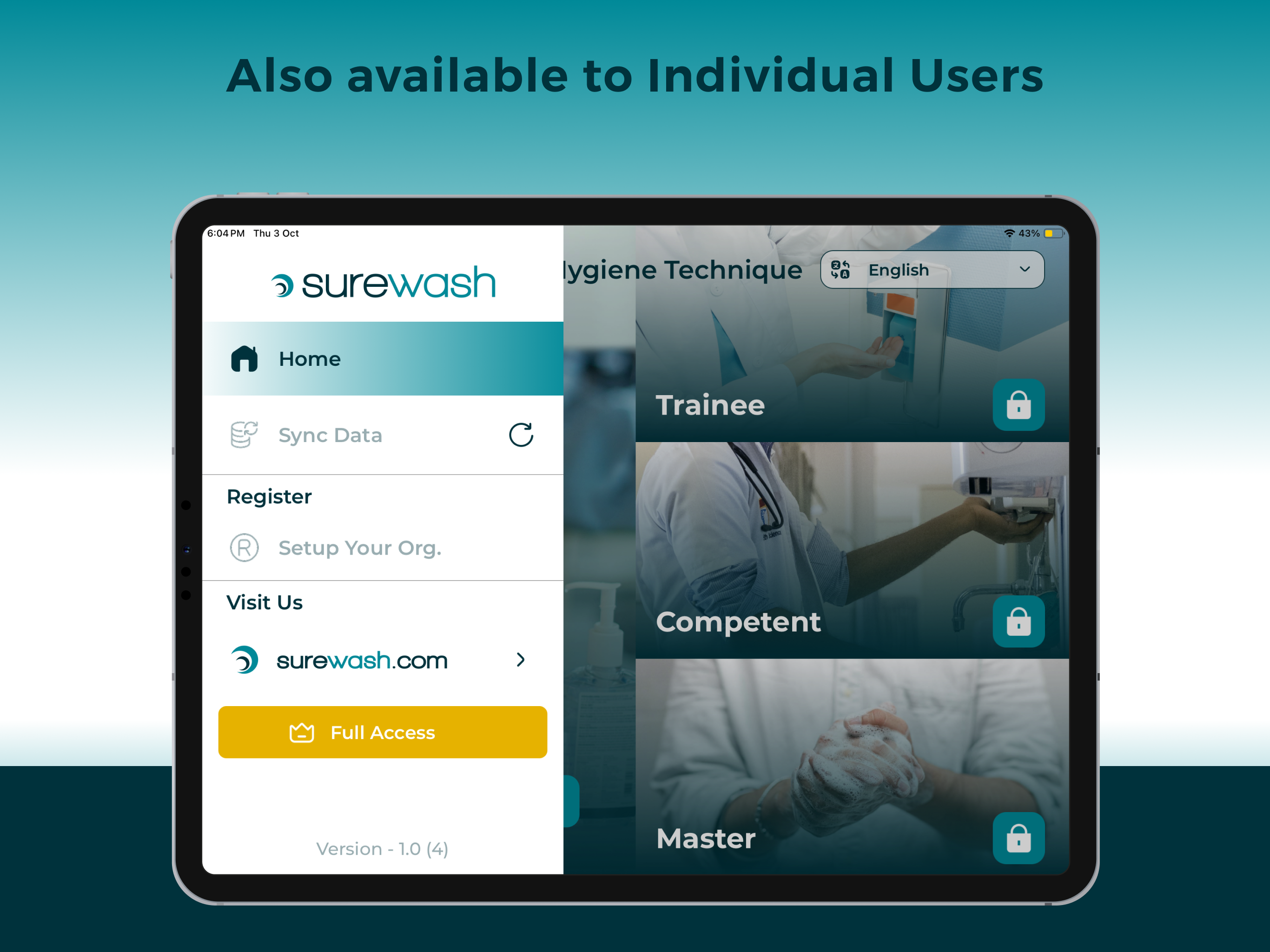 SureWash Hand Hygiene
