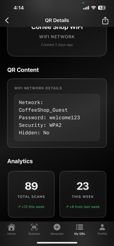 qwink - qr insights screenshot