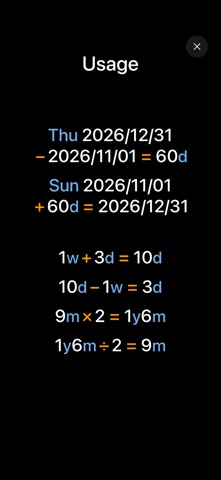 Date Calculator ± Screenshot 2 of 3