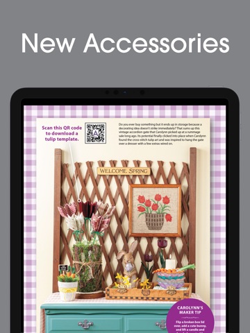 Country Sampler Home iPad screenshot