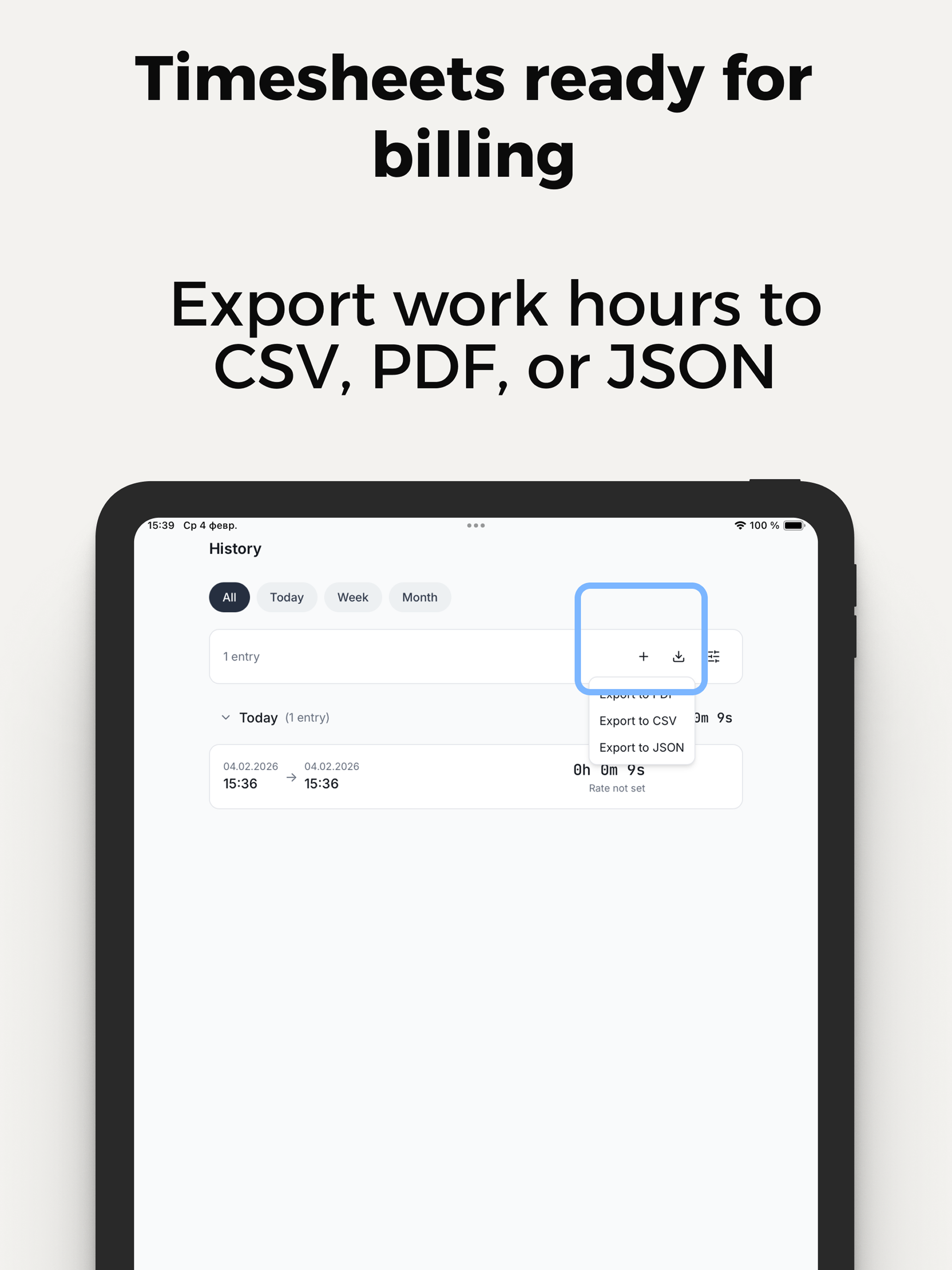 Work Hours Time Tracker screenshot 9