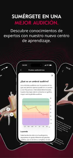 Captura de pantalla de Amplifon App en iPhone 5