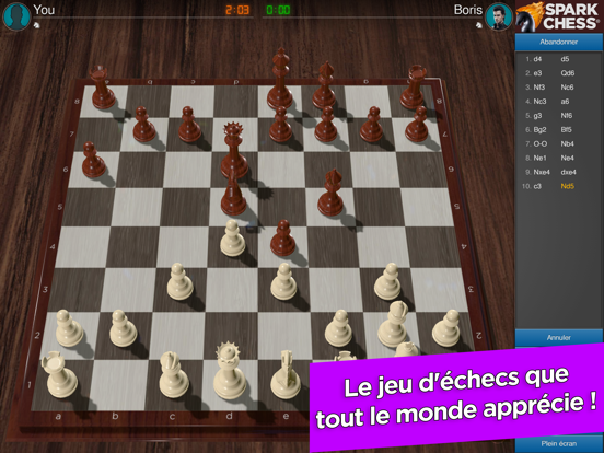 Screenshot #4 pour SparkChess Lite