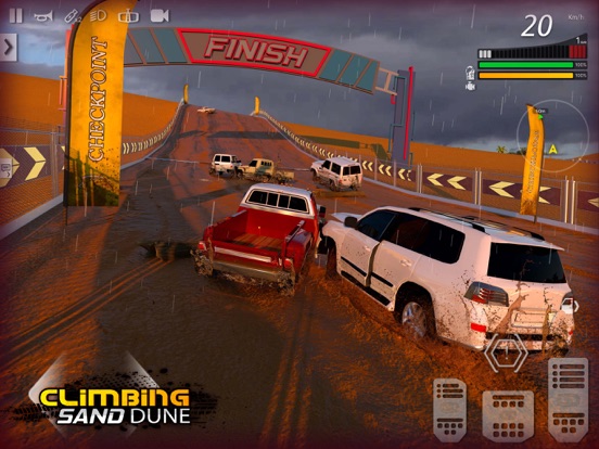 Climbing Sand Dune OFFROAD iPad screenshot 7 - Games app