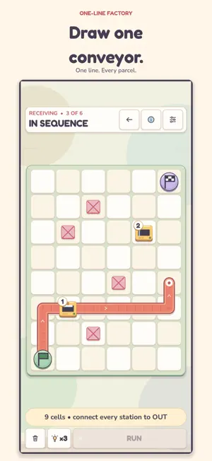 One-Line Factory screenshot 1