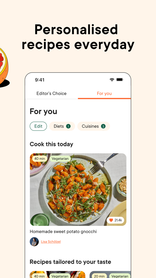 #5. Kitchen Stories Easy Recipes (iOS) De: AJNS New Media