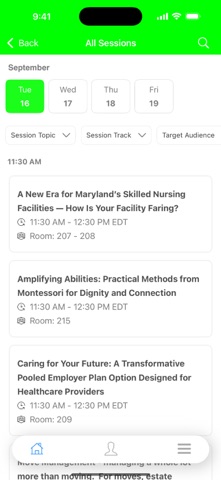 LifeSpan Conference & Expo iPhone screenshot
