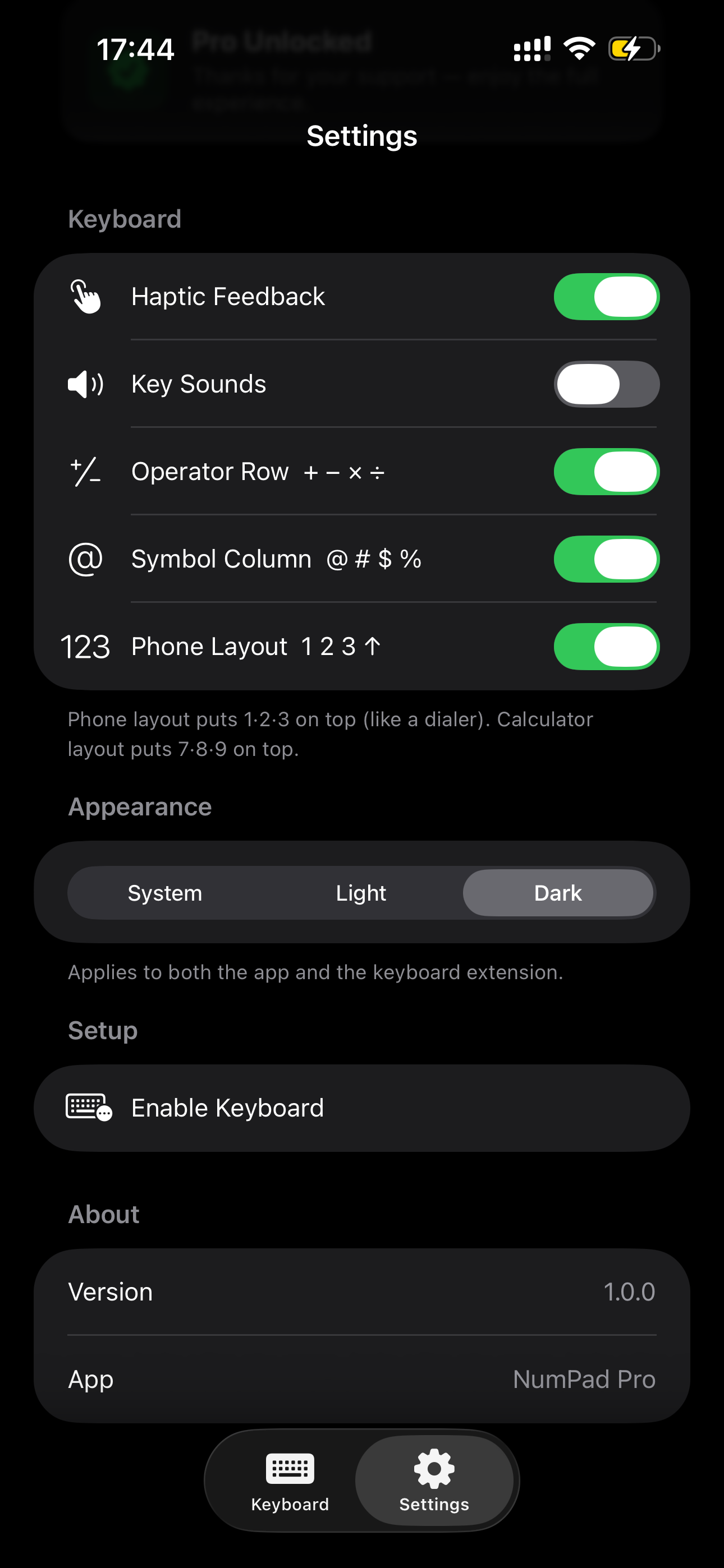 NumPad Pro: Number Keyboard