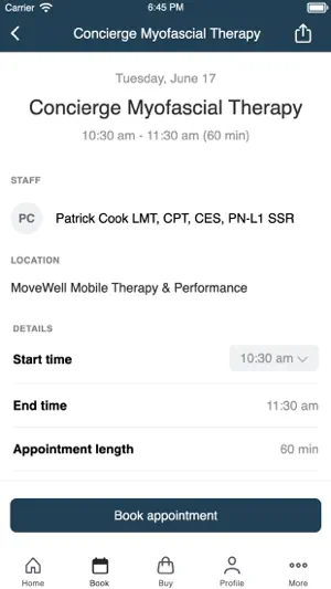 MoveWell Mobile screenshot 3