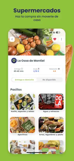 Captura de pantalla de Foodie Delivery Mallorca en iPhone 6