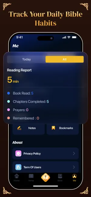 Bible Daily ： Read & Prayer iPhone screenshot 6