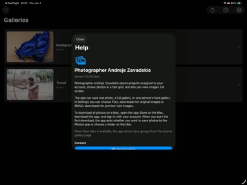 Zavadskis iPad screenshot