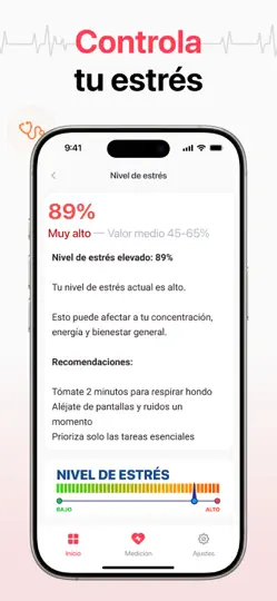 Captura de pantalla de Heart Beat: Monitor De Pulso en iPhone 4