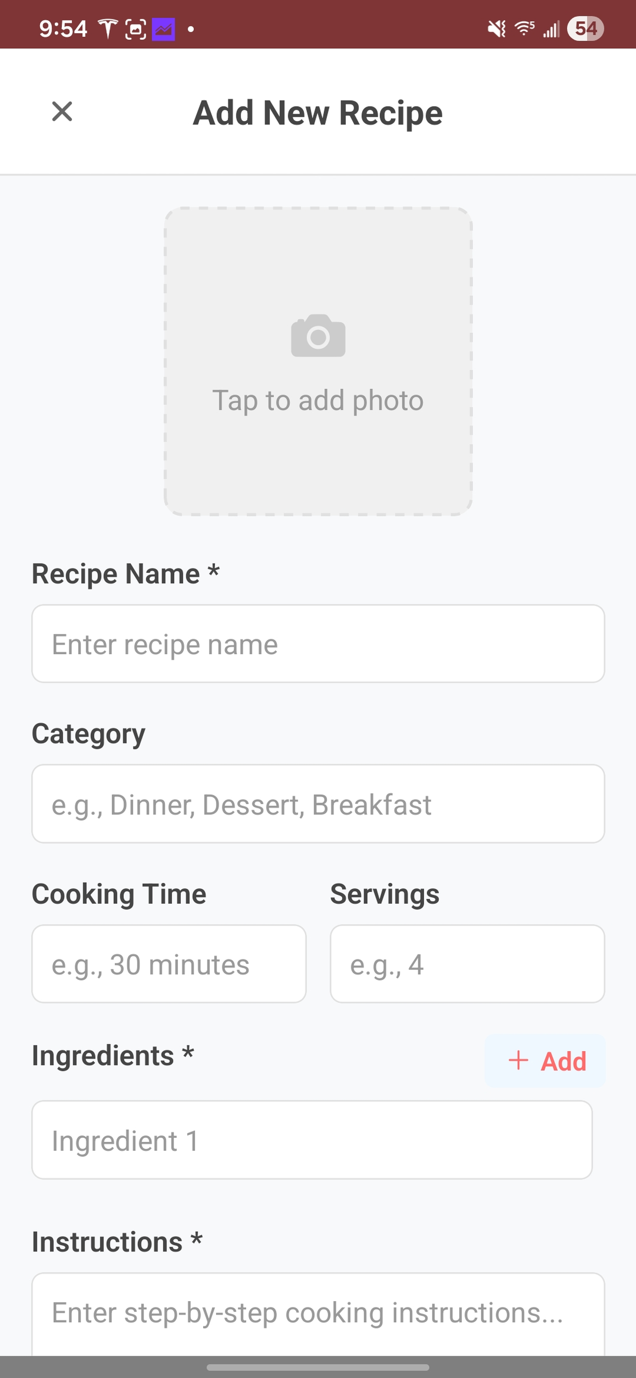 Receipt to Recipes screenshot 8