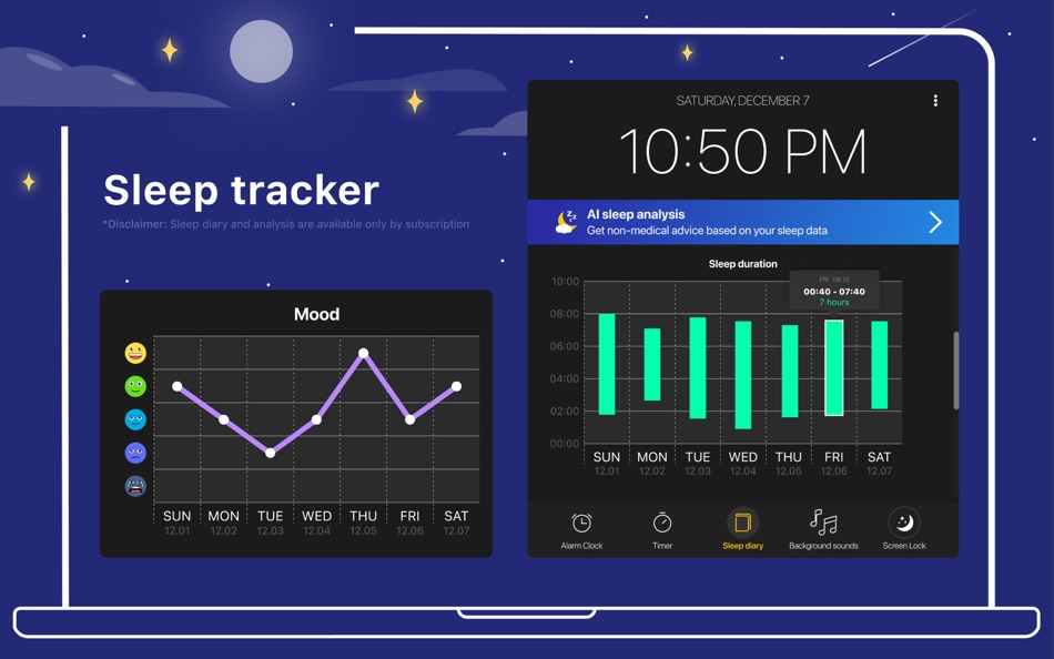 #2. Wake Up Clock - Desktop Alarm (macOS) Podle: Appfit Studio