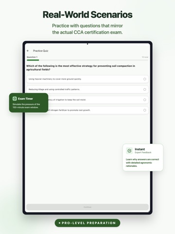 Certified Crop Advisor Exam iPad screenshot