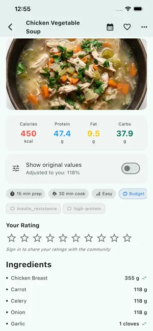 Caloq: Calorie & Meal Planner screenshot 3
