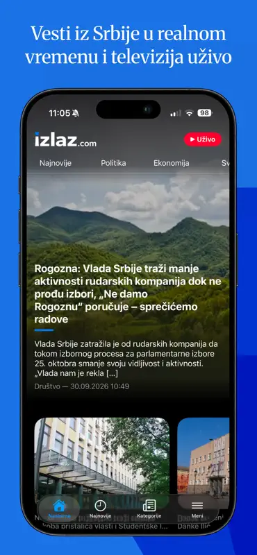 IZLAZ.com screenshot 1 of 5