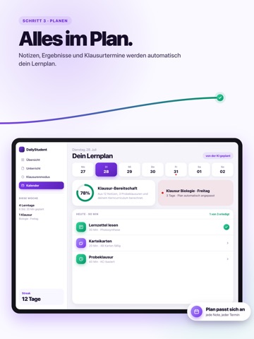 DailyStudent iPad screenshot