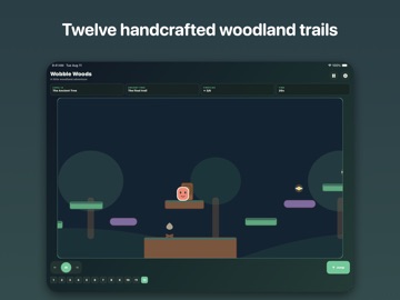 Wobble Woods - Platformer iPad screenshot