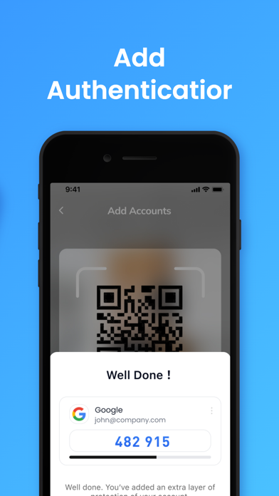 Authenticator App． iPhone screenshot 3 - Productivity app