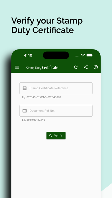 Stamp Duty Screenshot