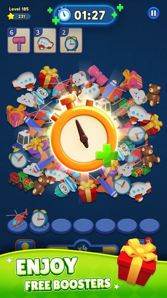 #4. Match Tile Triple 3D (iOS) Ved: BRAINWORKS PUBLISHING PTE. LTD.