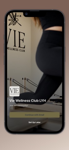 Vie Wellness Club LYH iPhone screenshot