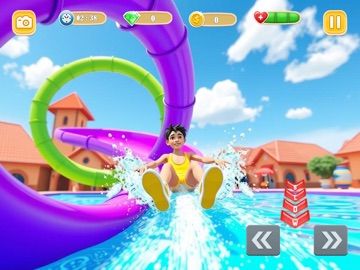 Water Slide Park - Fun Racing iPad screenshot