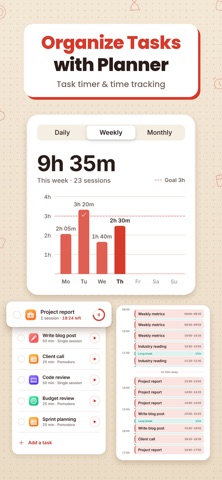 Focus Timer: Pomodoro + Study screenshot 4