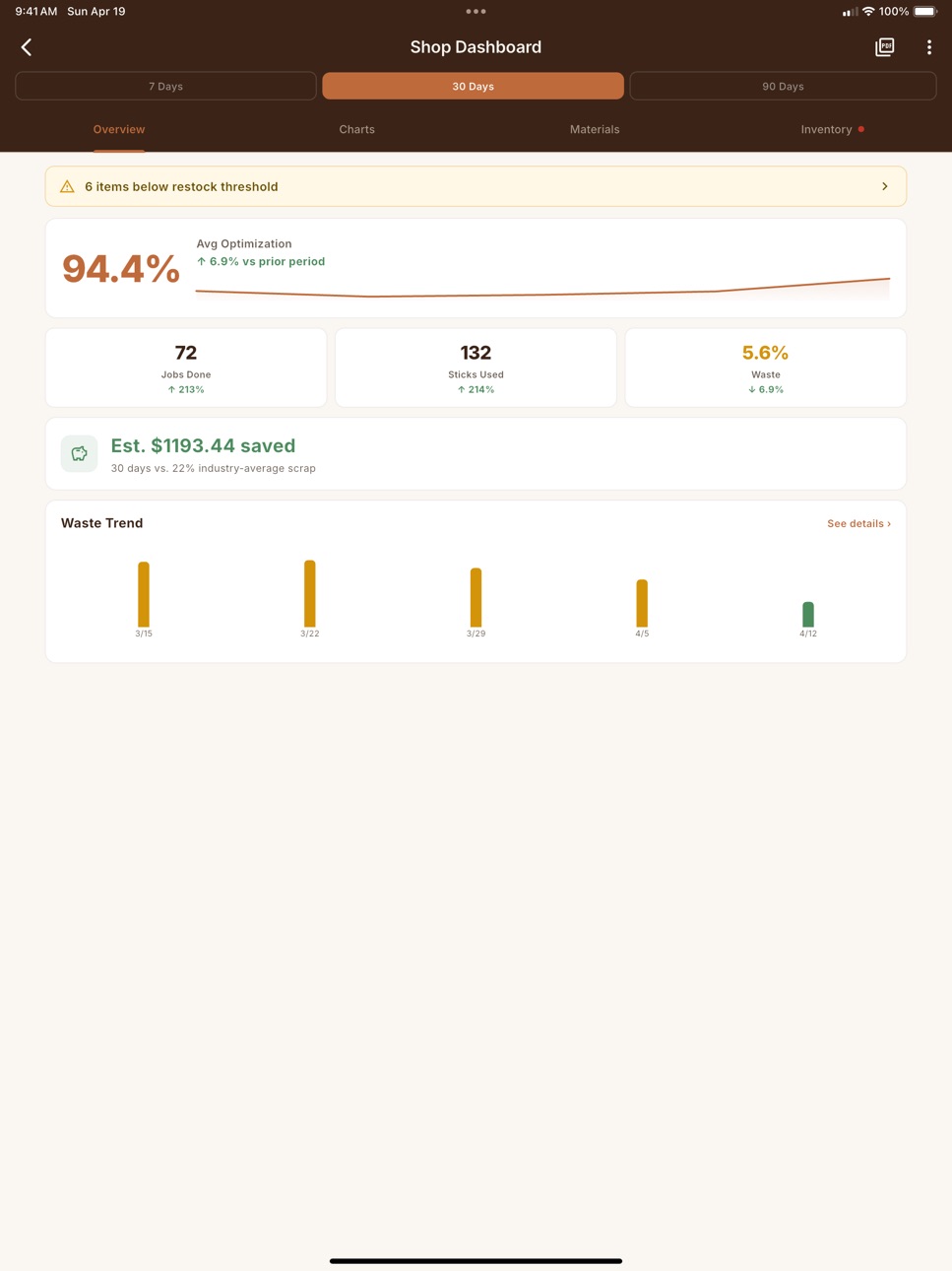 iPad screenshot