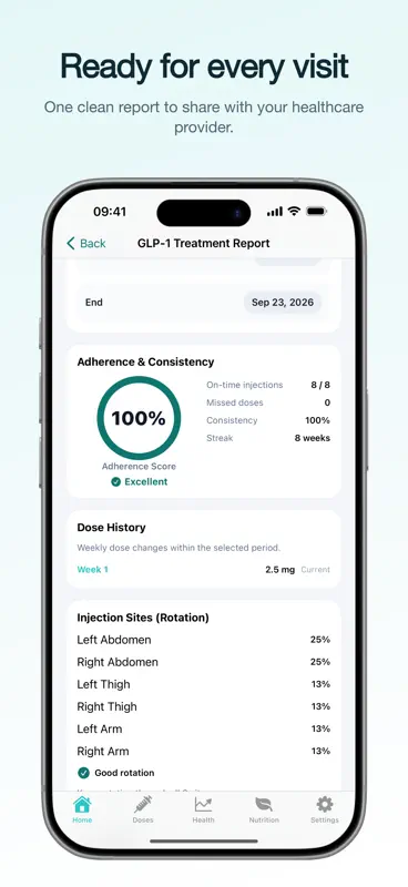 Dose Compass: GLP-1 Weight Log screenshot 6 of 6