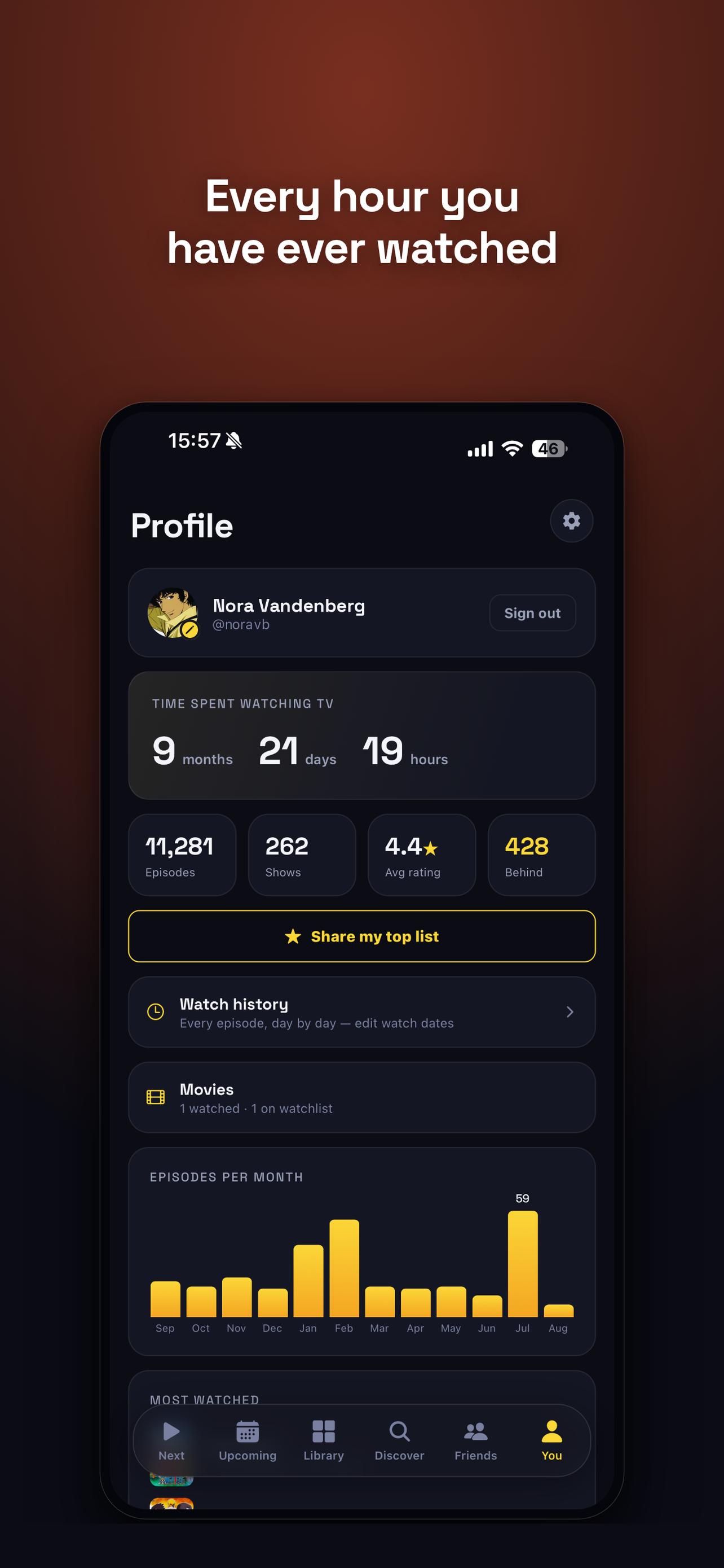TV App: TV & Movie Tracking screenshot 6