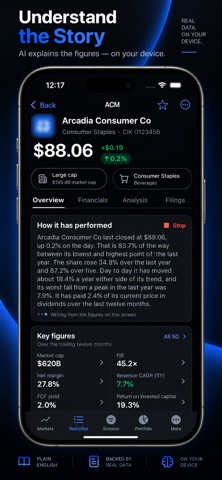 Offline AI Stock Analysis Screenshot 3 of 6