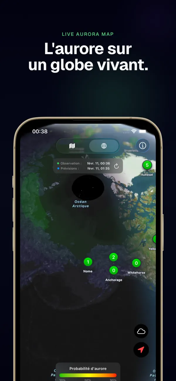 Screenshot #3 pour Prévisions Aurores