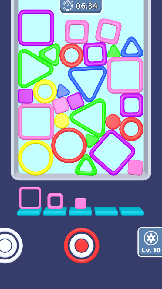 #1. Color Shape Jam - Match Puzzle (iOS) Podle: Rise Up Labs