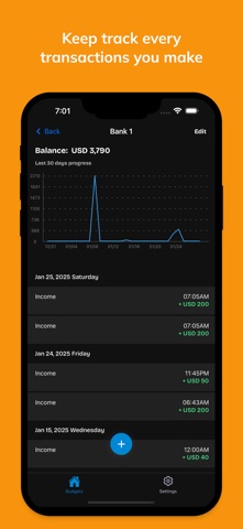 FreeBudget: Budget Tracker Screenshot 4 of 6
