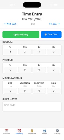 UpCheck: Hours & Pay Screenshot 4 of 10