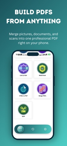 Convert to PDF: Photo to PDF iPhone screenshot