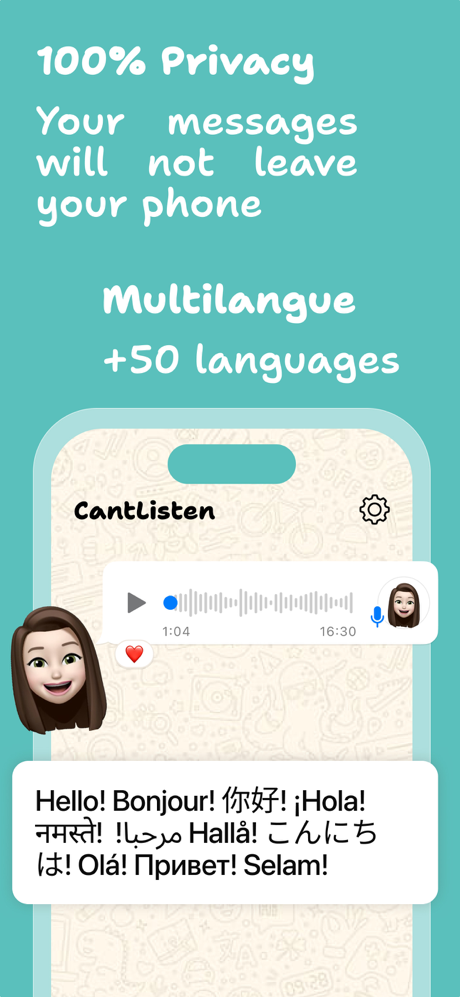 Transcriber for Whatsapp! screenshot 3