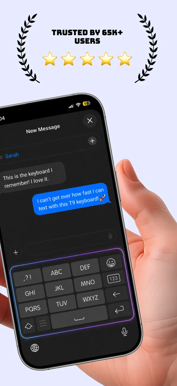 Screenshot #2 pour Type Nine - T9 Keyboard