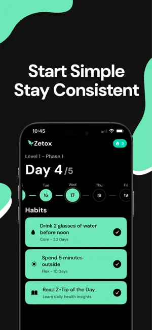Zetox - Health & Longevity screenshot 4