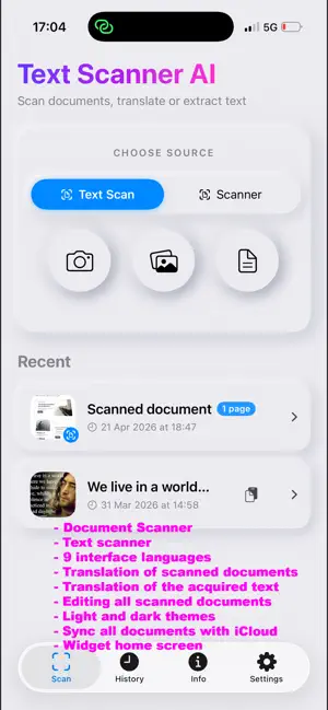 Text Scanner AI: OCR & Scan screenshot 1