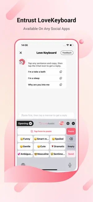 LoveAssist iPhone screenshot 2