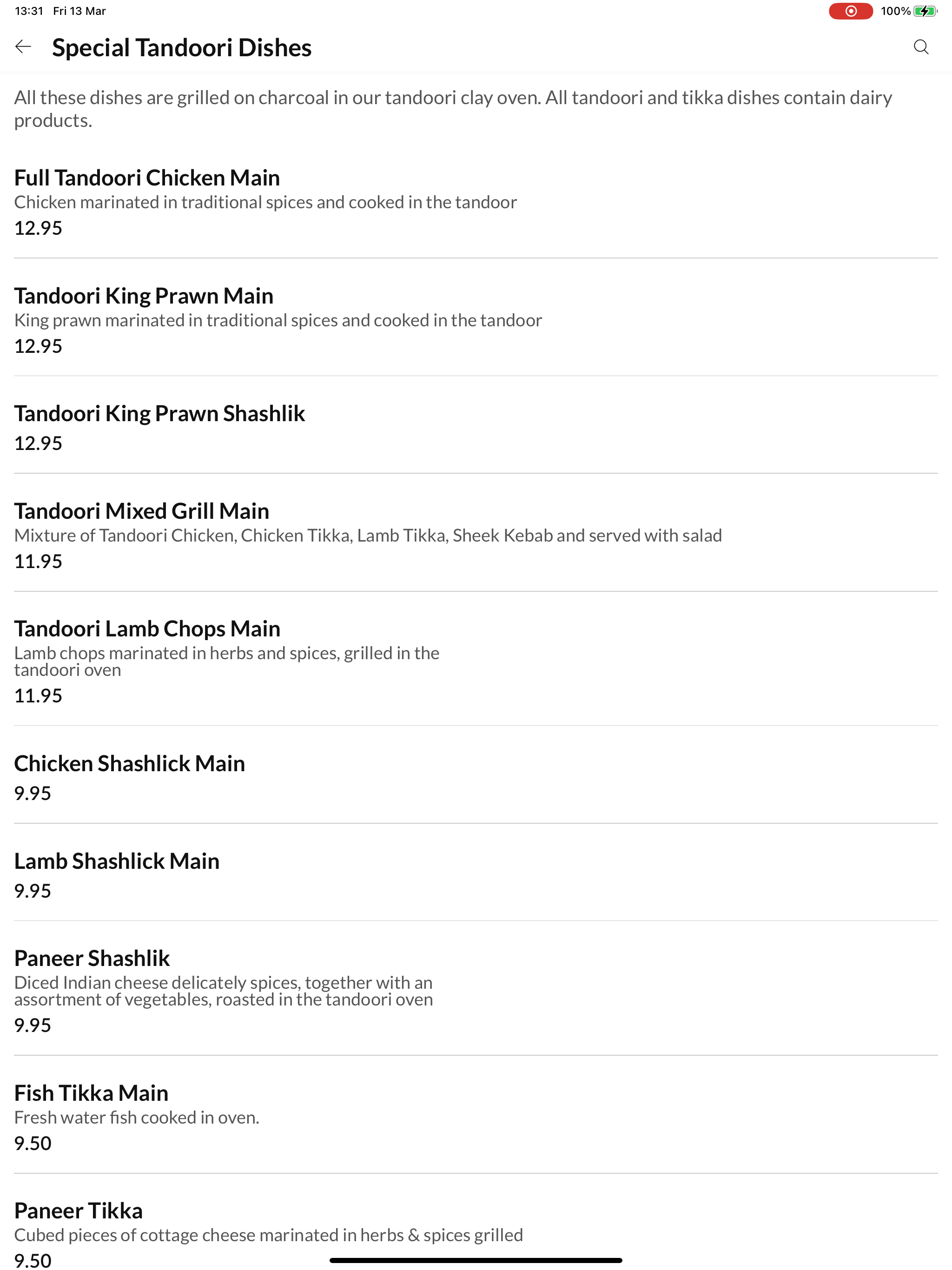 Spicy Tandoori screenshot 7