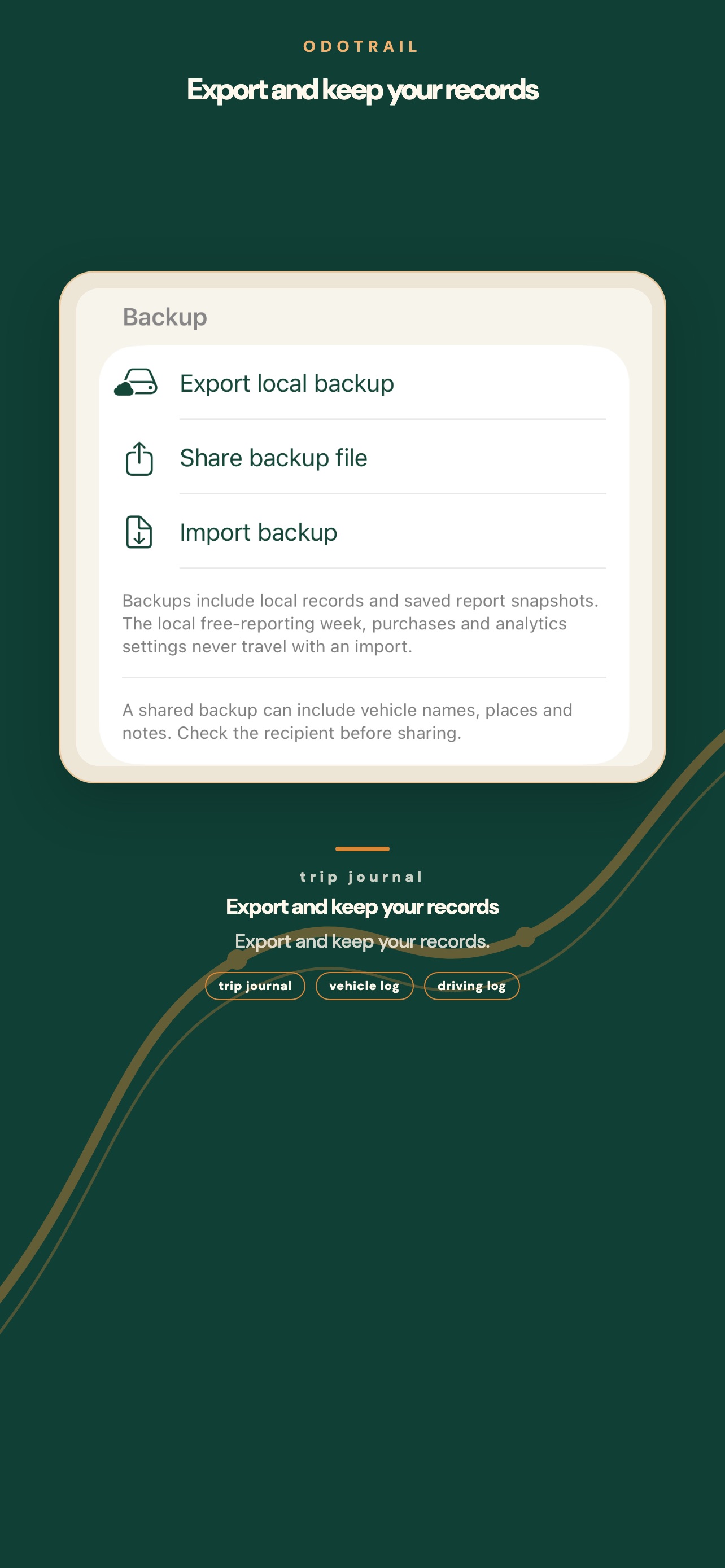 Screenshot 5 of Mileage Tracker: OdoTrail