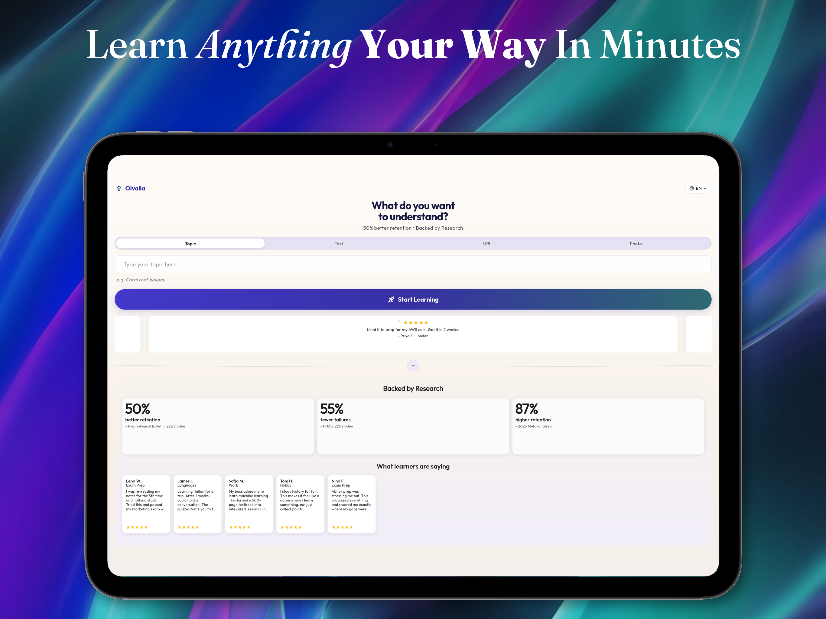 Oivalla: Master Any Topic screenshot 9