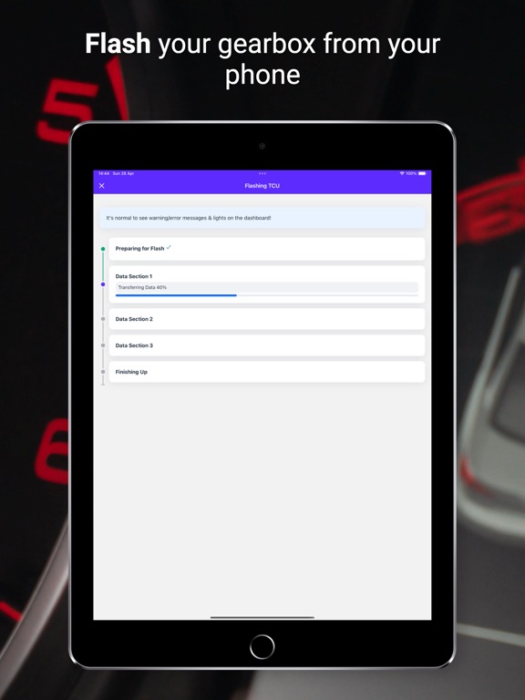 DSG Flash iPad screenshot